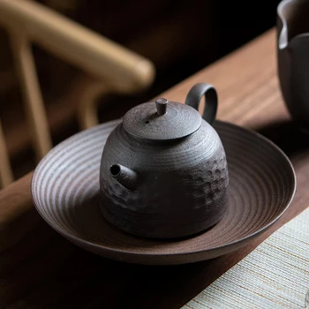 Керамичен чайник в китайски стил, уютна всекидневна с дръжка, постоянен чайник, да Изпрати подарък, украса за дома, украса на маса