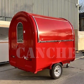Китайските производители на Европейски стандарт блестящ ван от неръждаема стомана / двухосная мултифункционална количка за бонбони