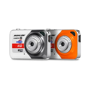 Мини камера X6 ултра Преносим мини цифров фотоапарат с висока резолюция Mini DV с поддръжка на карти с памет 16/32 GB с микрофон