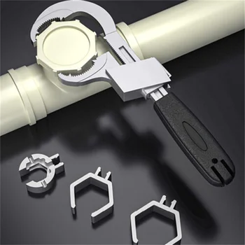 Многофункционален Ключ за водопровода в банята 270 мм, точност гаечен ключ с отворен край, набор от инструменти за ремонт на крана, от алуминиеви сплави с висока твърдост