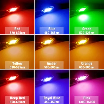 Многоцветни led чипове висока Мощност 1 3 5 10 20 30 50 100 W Царски Син, Зелен, Тъмно-Червен Оранжев Жълт Кехлибар Розово COB Матрични Мъниста