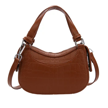 Модерен мини-женствена чанта през рамо с камък, луксозна дизайнерска чанта Bolsa Feminina, чанти за жени Bolso Mujer