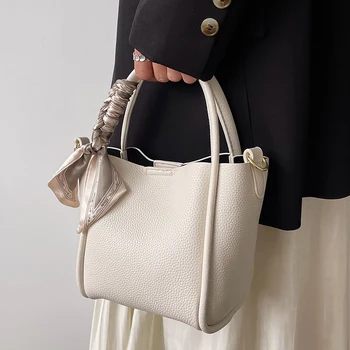 Модни Дамски малки чанти от изкуствена кожа, чанти-тоут, дизайнерски дамски чанти-незабавни посланици, висококачествена дамска чанта за през рамо, на Новост