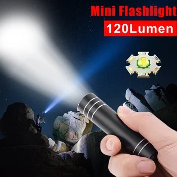 Мощен мини led фенерче USB Акумулаторна батерия 3 режима на Факел Лампа Фенер Преносим Водоустойчив Открит Къмпинг Тактическа светкавица