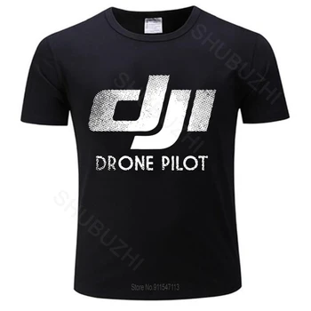 Мъжки t-shirt, лятна памучен тениска, тениска Spark Drone Phantom 4 Pilot, тениска унисекс, памучен тениска с къс ръкав, директна доставка