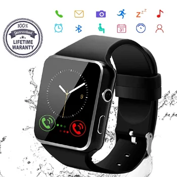 Мъжки ръчен часовник, 2G СИМ TF часове за разговори, спортни часовници, място, водоустойчиви часовници, GSM телефон с голям капацитет за Android iPhone