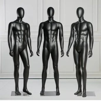 Най-доброто Качество на мъжки манекен за Цялото тяло Черно на Цвят От Производителя Гореща Разпродажба