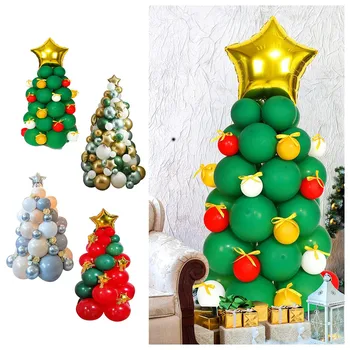 Напълнете Loons Балони Цветни Топки Коледен Венец От Балони, Определени за Арх Елха 142 бр. Малко Пенливи Луксозни Комплекти за парти