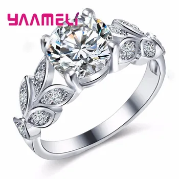 Нов женски пръстен, бижута от сребро 925 проба, пръстени с кубическим цирконием AAA, розово злато, романтични сватбени и годежни пръстени, бижута за влюбени, подарък