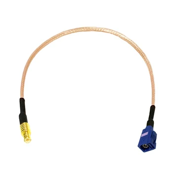 Нов Модем коаксиален кабел MCX Мъжки направо конектор към FAKRA C Женски Син цвят RG316 адаптер с косичкой 15 см 6