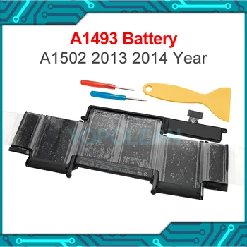 Нова батерия за лаптоп A1493 с инструмент за Macbook Pro Retina 13 