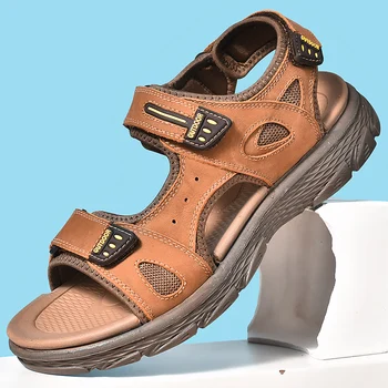 Новата плажна обувки, непромокаемая обувки без лепило, открит най-горния слой, плажни сандали за защита на околната среда