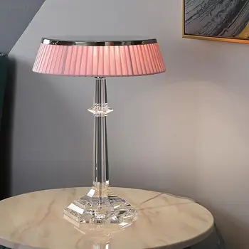 Ново Художествено осветление Луксозна нощна лампа Design Sense Модел на стаите в Европейската кристален лампа декорации и Аксесоари за осветление