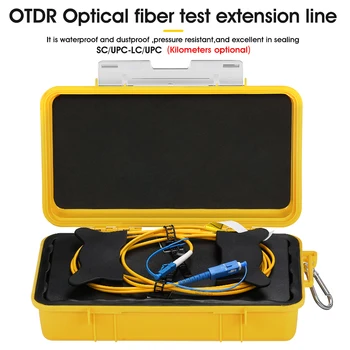 Оптична Пусковая Кабелна кутия OTDR SC/UPC-LC/UPC OTDR Zone Eliminator 500М 1 2 SM 1310/1550nm, Оптичен пръстен