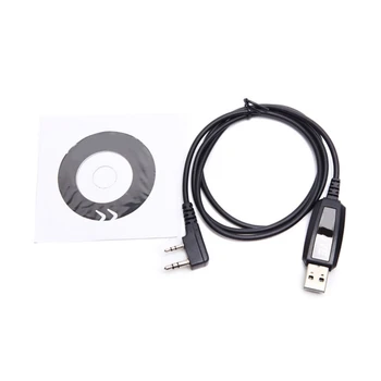 Переговорное устройство Интерком USB Кабел За Програмиране на Кабела е Универсален за UV-5R UV-82 Pro DR1801 Преносима Радиостанция Двупосочен Радио