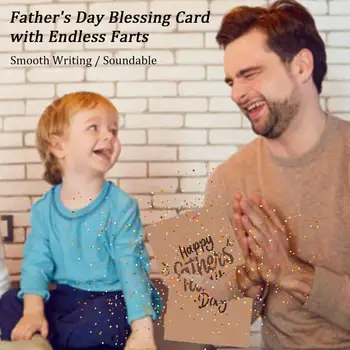 Подарък-картичка, дългогодишна картичка за Деня на бащата, пайети, постоянно дизайн, пощенска Картичка, с благоговение, подарък на баща ми на фестивала