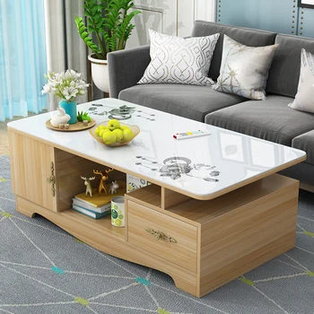 Разширено луксозен маса в скандинавски стил за съхранение на минималистичных творчески офис маси Tea Moveis Para Casa Мебели за хола CJ050WXHYH