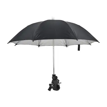 Регулируема чадър за камера с клипс, Преносим скоба, здрав държач за дъждовно време, студиен смартфон, фотопутешествие, колоездене