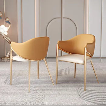 Сватбени трапезни столове за всекидневна Луксозен модерен ресторант Италиански дизайнерски стол за суета Nordic Sillas Мебели за дома