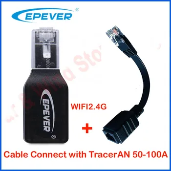 Свързване на кабел за EPEPVER TracerAN 50A 60A 80A 100A с EPEVERWIFI2.4G D