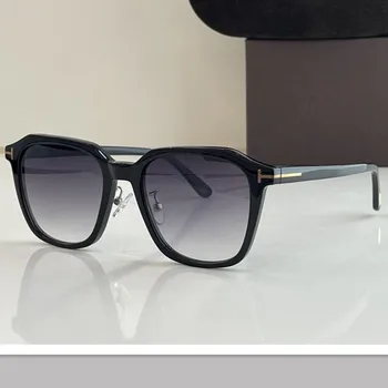 слънчеви очила tom rectangle дамски маркови дизайнерски черни леопардовые модни плажни слънчеви очила festival oculos de sol feminino tf971 K