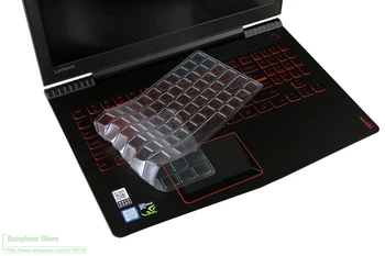 Ультратонкая Мека Клавиатура TPU Skin Protector Cover Защитна Обвивка за Игра на Лаптоп Lenovo 15,6 инча R720 Y720 Y530 Y520