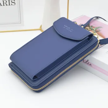 Универсална чанта за мобилен телефон от изкуствена кожа, поясная чанта Samsung/iPhone/Huawei/Xiaomi, чанта за мобилен телефон, диагонално чанта през рамо