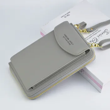 Универсална чанта за мобилен телефон от изкуствена кожа, поясная чанта Samsung/iPhone/Huawei/Xiaomi, чанта за мобилен телефон, диагонално чанта през рамо