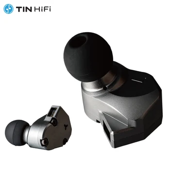 Ушите TINHIFI C2 Мех Warrior динамичен водача IEM съставна диафрагма Метални слушалки с кабел, Hi-Fi