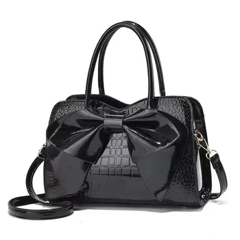 Чантата е с голям капацитет, дамска чанта за през рамото от мека кожа, дамски чанти-кофи, ретро-тоут, луксозна чанта за чанта и портфейл