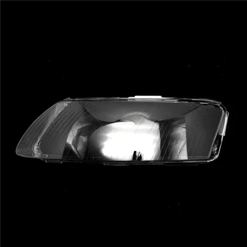Лампа на светлината на автомобила, ксенон фаровете, прозрачна леща, калъф за Audi A6 A6L 2006-2011 ляво