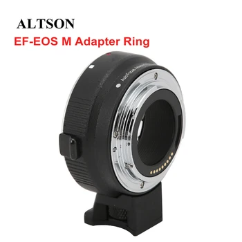 Преходни пръстен за обектива ALTSON EF‑EOS M с автоматично фокусиране и защита от разклащане, За обектив Canon EF EF-S Mount за камерите Canon EOS M Mount M6II M10